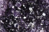 Free-Standing Dark Amethyst Crystal Cluster - Uruguay #373185-1